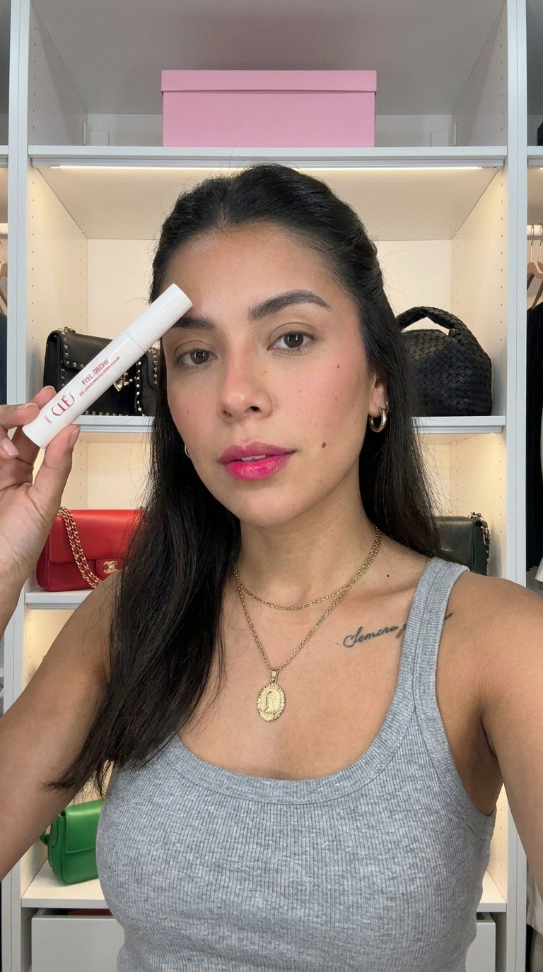 Kit CLÉS Brow e Lash - gel para sobrancelhas e cílios + CLÉS Hialulips Rouge - gloss + Fixe Brow - Gel Laminador para Sobrancelhas | Efeito Brow Lamination